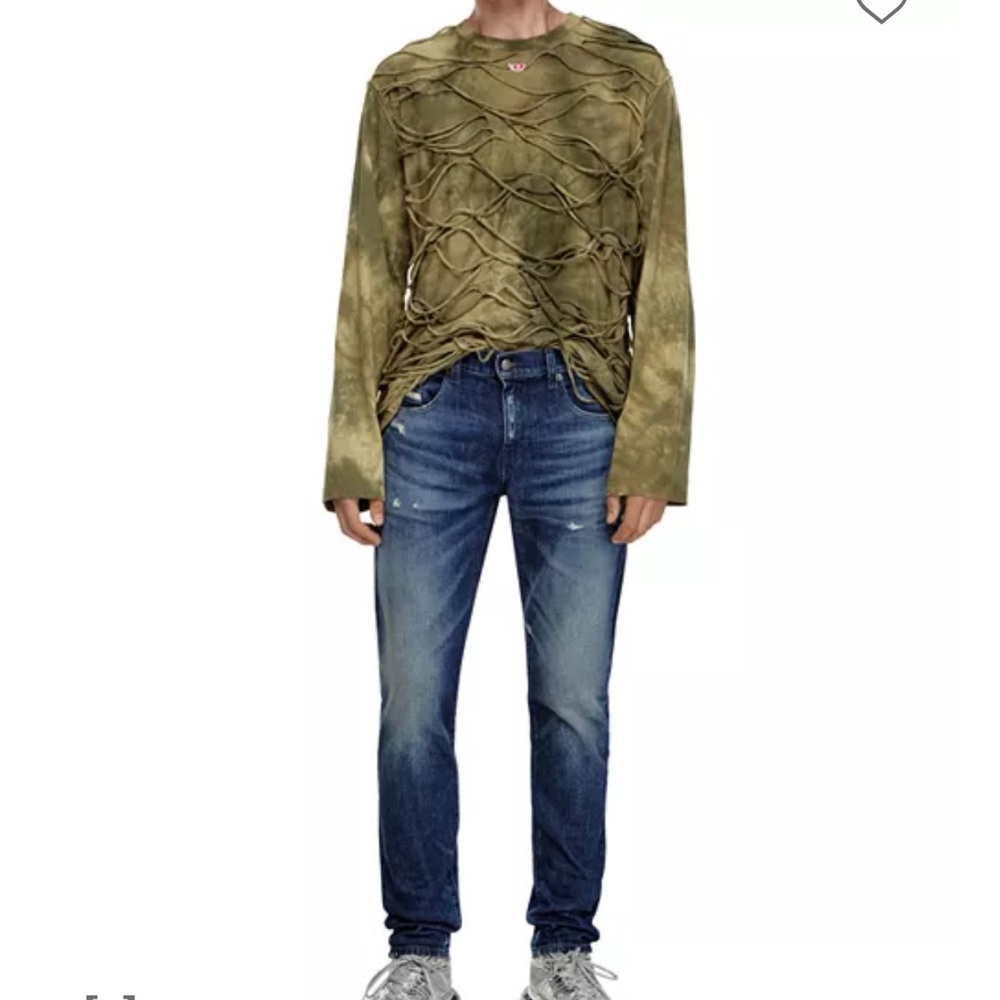 Diesel Men's Gray Slim Jeans